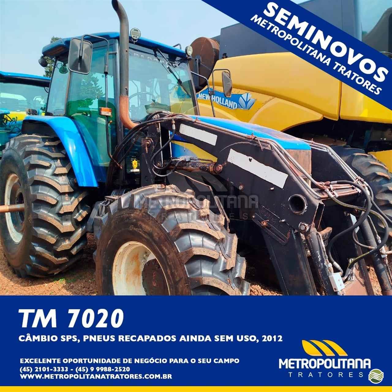 TRATOR NEW HOLLAND NEW TM 7020 Tração 4x4 Metropolitana Tratores - New Holland CASCAVEL PARANÁ PR